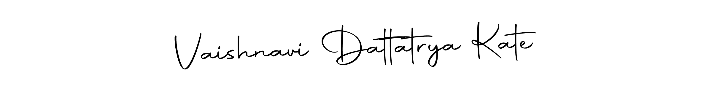 Create a beautiful signature design for name Vaishnavi Dattatrya Kate. With this signature (Autography-DOLnW) fonts, you can make a handwritten signature for free. Vaishnavi Dattatrya Kate signature style 10 images and pictures png