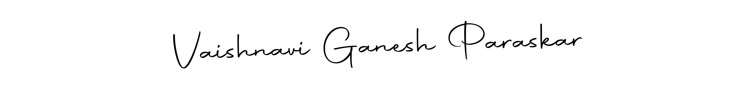 Similarly Autography-DOLnW is the best handwritten signature design. Signature creator online .You can use it as an online autograph creator for name Vaishnavi Ganesh Paraskar. Vaishnavi Ganesh Paraskar signature style 10 images and pictures png