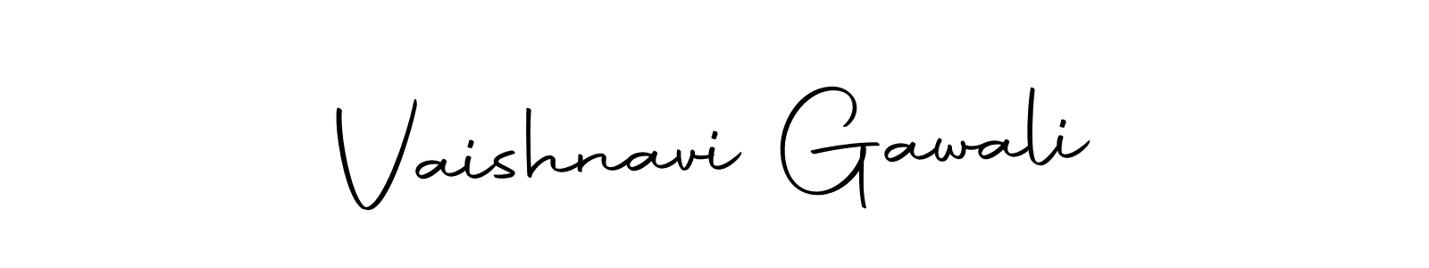 Create a beautiful signature design for name Vaishnavi Gawali. With this signature (Autography-DOLnW) fonts, you can make a handwritten signature for free. Vaishnavi Gawali signature style 10 images and pictures png