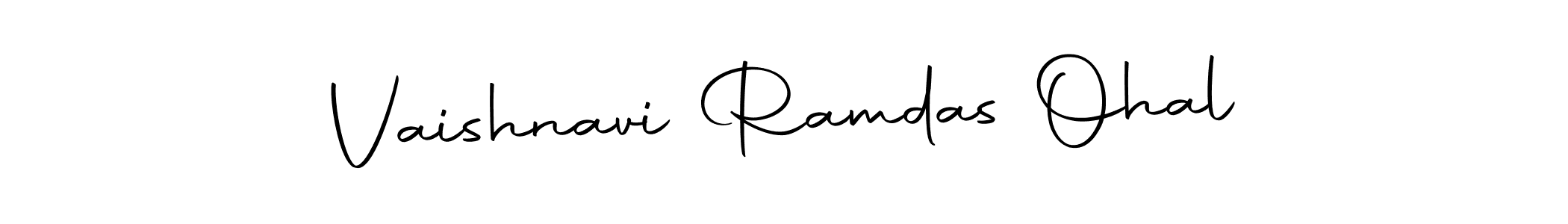 Once you've used our free online signature maker to create your best signature Autography-DOLnW style, it's time to enjoy all of the benefits that Vaishnavi Ramdas Ohal name signing documents. Vaishnavi Ramdas Ohal signature style 10 images and pictures png