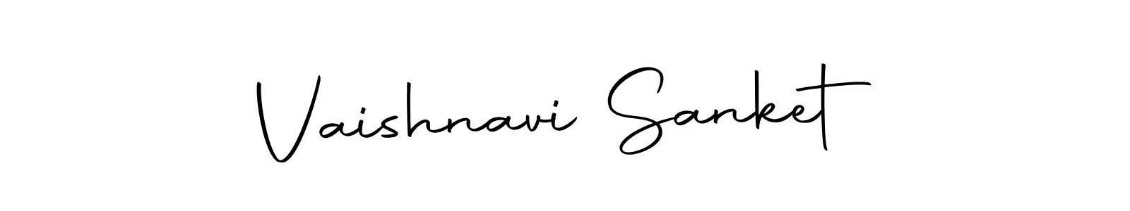 Design your own signature with our free online signature maker. With this signature software, you can create a handwritten (Autography-DOLnW) signature for name Vaishnavi Sanket. Vaishnavi Sanket signature style 10 images and pictures png