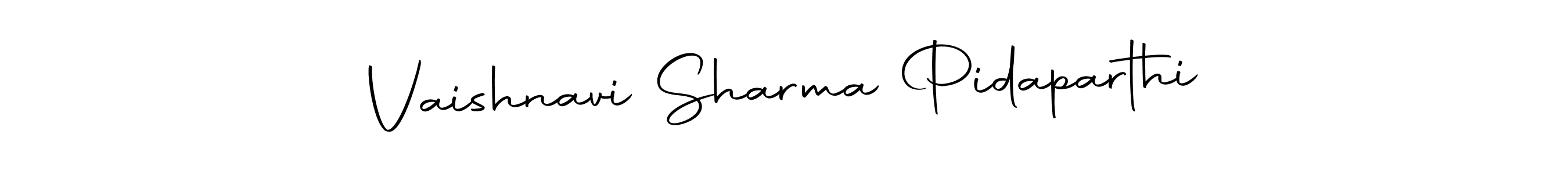 How to make Vaishnavi Sharma Pidaparthi signature? Autography-DOLnW is a professional autograph style. Create handwritten signature for Vaishnavi Sharma Pidaparthi name. Vaishnavi Sharma Pidaparthi signature style 10 images and pictures png