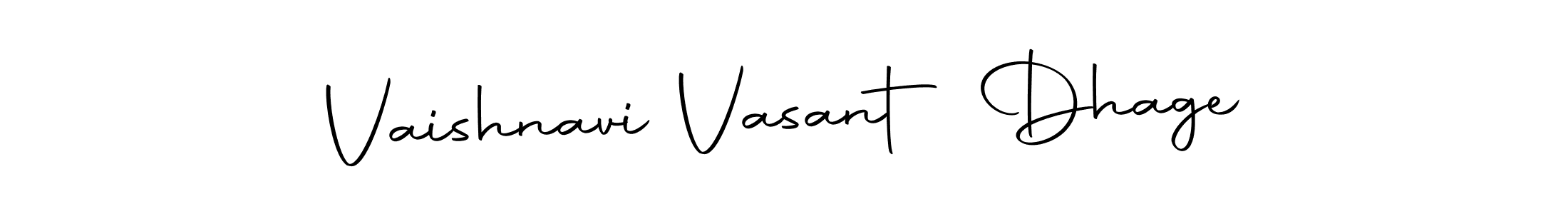 How to make Vaishnavi Vasant Dhage signature? Autography-DOLnW is a professional autograph style. Create handwritten signature for Vaishnavi Vasant Dhage name. Vaishnavi Vasant Dhage signature style 10 images and pictures png