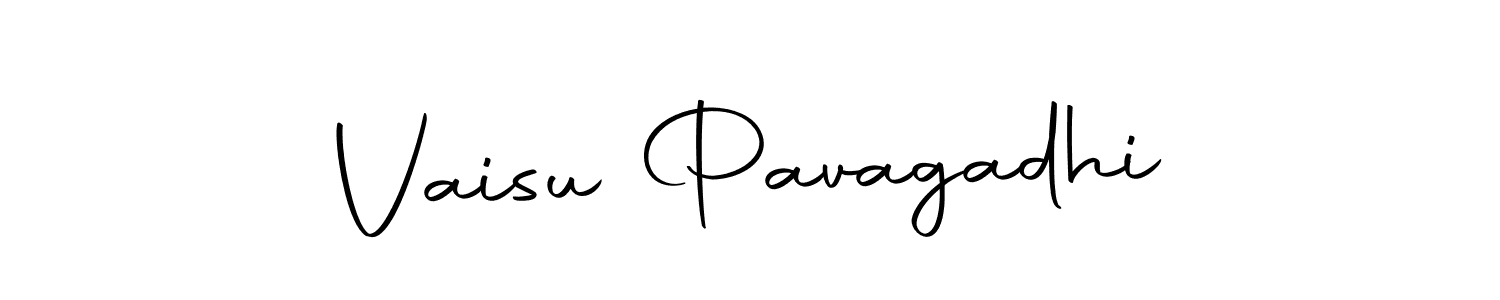 Design your own signature with our free online signature maker. With this signature software, you can create a handwritten (Autography-DOLnW) signature for name Vaisu Pavagadhi. Vaisu Pavagadhi signature style 10 images and pictures png