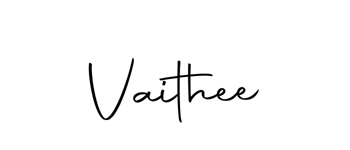 How to make Vaithee name signature. Use Autography-DOLnW style for creating short signs online. This is the latest handwritten sign. Vaithee signature style 10 images and pictures png