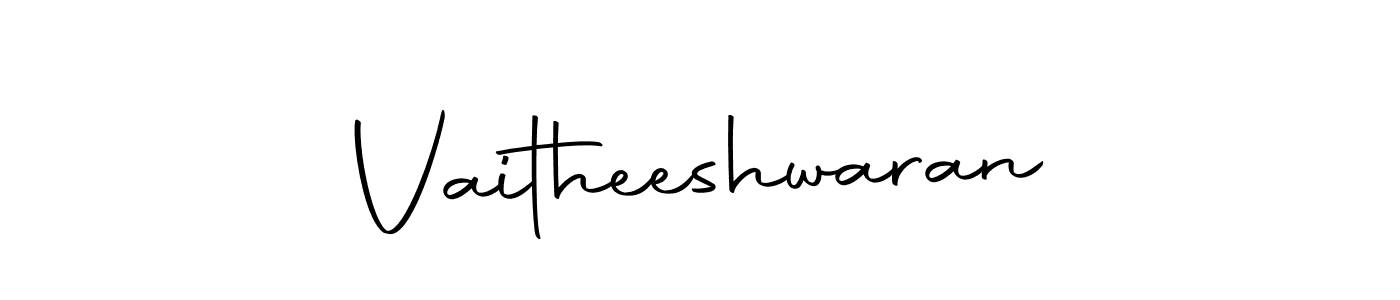 Create a beautiful signature design for name Vaitheeshwaran. With this signature (Autography-DOLnW) fonts, you can make a handwritten signature for free. Vaitheeshwaran signature style 10 images and pictures png