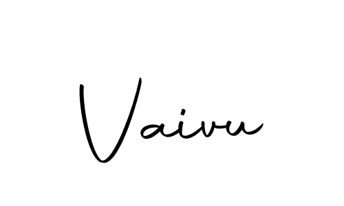 Create a beautiful signature design for name Vaivu. With this signature (Autography-DOLnW) fonts, you can make a handwritten signature for free. Vaivu signature style 10 images and pictures png