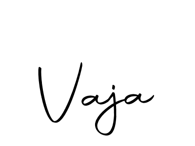 Create a beautiful signature design for name Vaja. With this signature (Autography-DOLnW) fonts, you can make a handwritten signature for free. Vaja signature style 10 images and pictures png