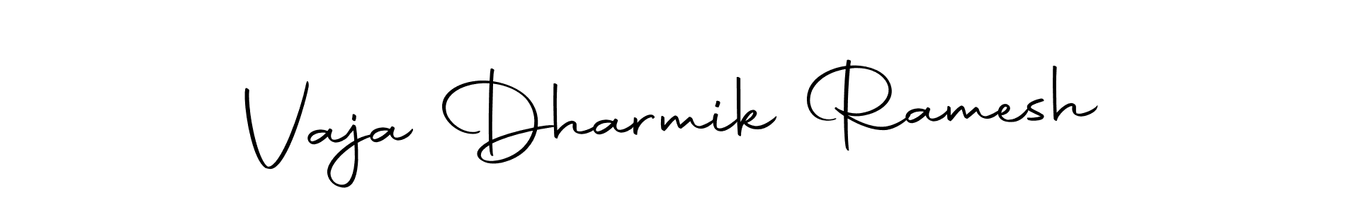 Make a beautiful signature design for name Vaja Dharmik Ramesh. With this signature (Autography-DOLnW) style, you can create a handwritten signature for free. Vaja Dharmik Ramesh signature style 10 images and pictures png