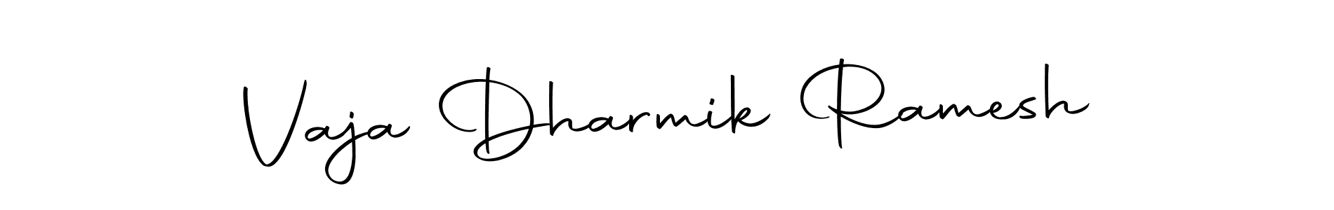 This is the best signature style for the Vaja Dharmik Ramesh name. Also you like these signature font (Autography-DOLnW). Mix name signature. Vaja Dharmik Ramesh signature style 10 images and pictures png