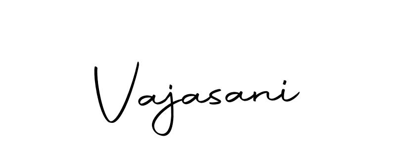 Create a beautiful signature design for name Vajasani. With this signature (Autography-DOLnW) fonts, you can make a handwritten signature for free. Vajasani signature style 10 images and pictures png