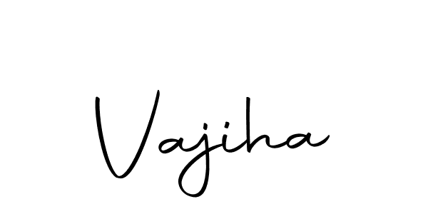 Create a beautiful signature design for name Vajiha. With this signature (Autography-DOLnW) fonts, you can make a handwritten signature for free. Vajiha signature style 10 images and pictures png