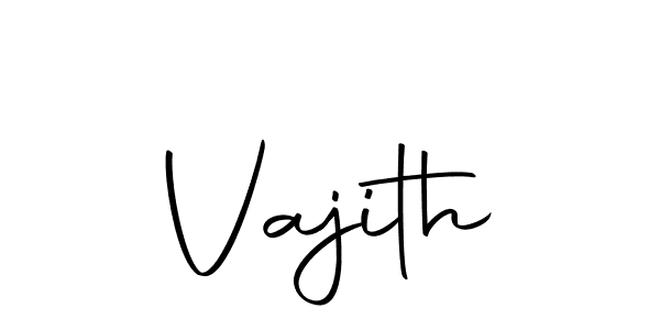 Design your own signature with our free online signature maker. With this signature software, you can create a handwritten (Autography-DOLnW) signature for name Vajith. Vajith signature style 10 images and pictures png