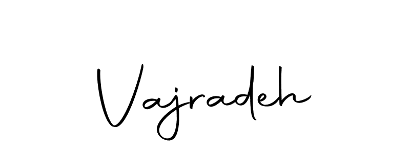 Create a beautiful signature design for name Vajradeh. With this signature (Autography-DOLnW) fonts, you can make a handwritten signature for free. Vajradeh signature style 10 images and pictures png