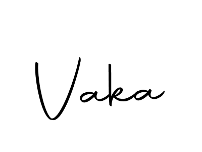 Create a beautiful signature design for name Vaka. With this signature (Autography-DOLnW) fonts, you can make a handwritten signature for free. Vaka signature style 10 images and pictures png