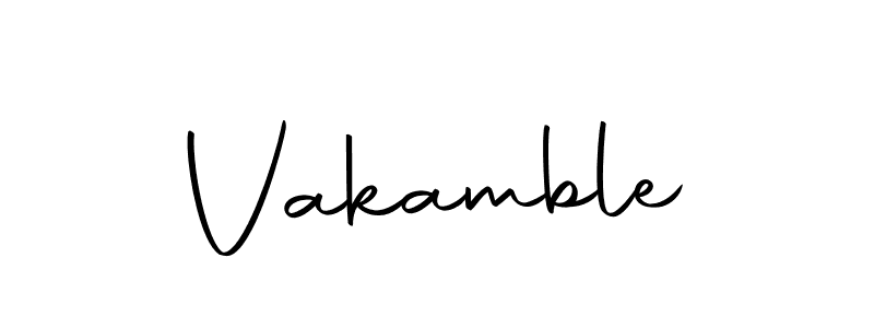 You should practise on your own different ways (Autography-DOLnW) to write your name (Vakamble) in signature. don't let someone else do it for you. Vakamble signature style 10 images and pictures png