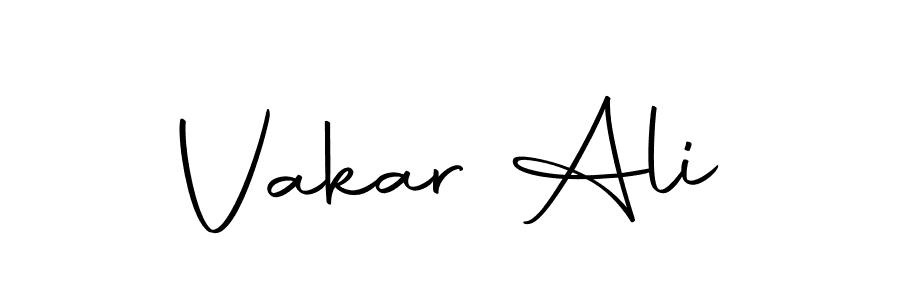 Make a beautiful signature design for name Vakar Ali. Use this online signature maker to create a handwritten signature for free. Vakar Ali signature style 10 images and pictures png