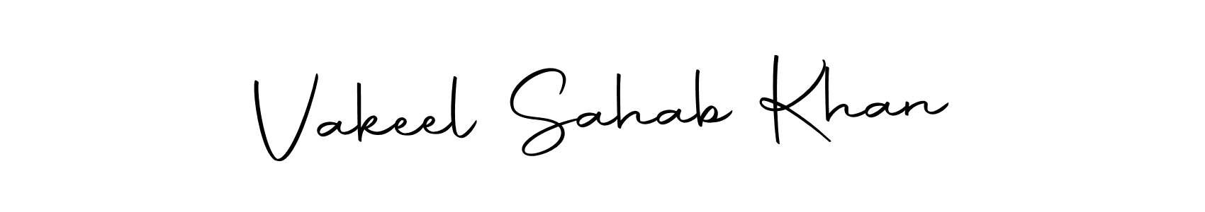 How to make Vakeel Sahab Khan signature? Autography-DOLnW is a professional autograph style. Create handwritten signature for Vakeel Sahab Khan name. Vakeel Sahab Khan signature style 10 images and pictures png