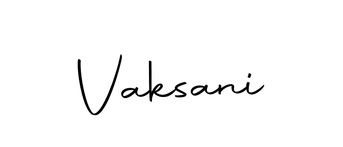 Make a beautiful signature design for name Vaksani. With this signature (Autography-DOLnW) style, you can create a handwritten signature for free. Vaksani signature style 10 images and pictures png