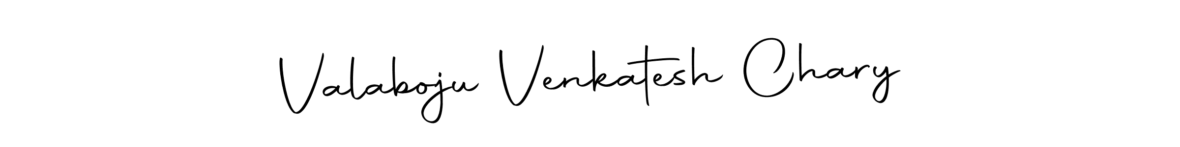 You should practise on your own different ways (Autography-DOLnW) to write your name (Valaboju Venkatesh Chary) in signature. don't let someone else do it for you. Valaboju Venkatesh Chary signature style 10 images and pictures png