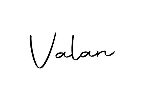 Design your own signature with our free online signature maker. With this signature software, you can create a handwritten (Autography-DOLnW) signature for name Valan. Valan signature style 10 images and pictures png