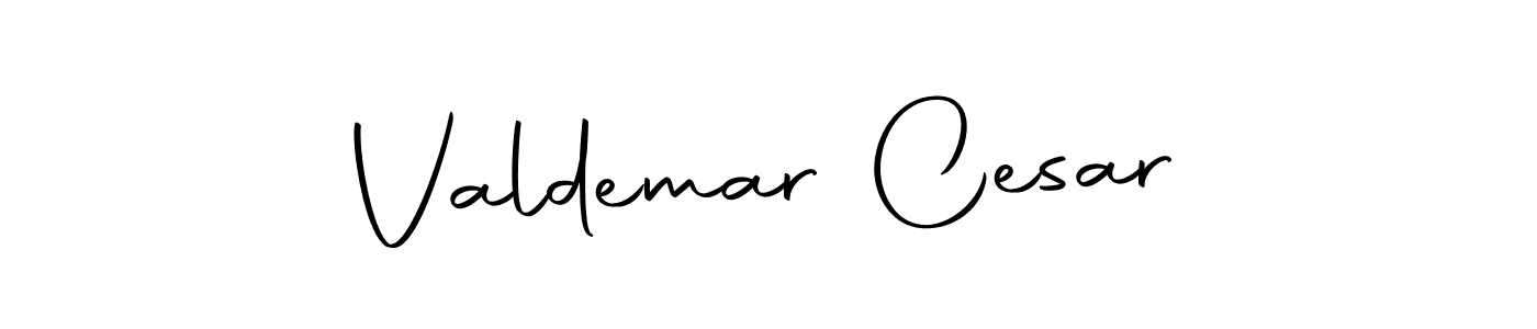 Create a beautiful signature design for name Valdemar Cesar. With this signature (Autography-DOLnW) fonts, you can make a handwritten signature for free. Valdemar Cesar signature style 10 images and pictures png