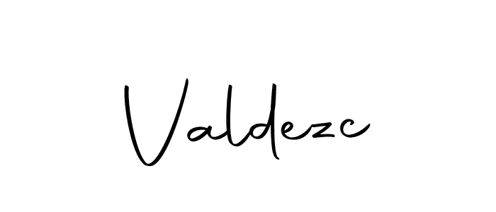 Design your own signature with our free online signature maker. With this signature software, you can create a handwritten (Autography-DOLnW) signature for name Valdezc. Valdezc signature style 10 images and pictures png