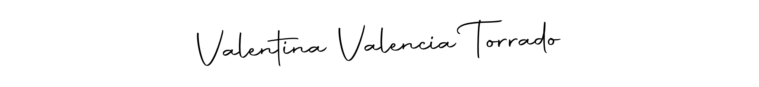 How to make Valentina Valencia Torrado signature? Autography-DOLnW is a professional autograph style. Create handwritten signature for Valentina Valencia Torrado name. Valentina Valencia Torrado signature style 10 images and pictures png