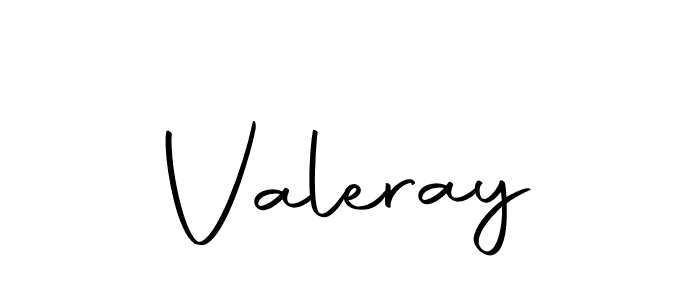 Use a signature maker to create a handwritten signature online. With this signature software, you can design (Autography-DOLnW) your own signature for name Valeray. Valeray signature style 10 images and pictures png