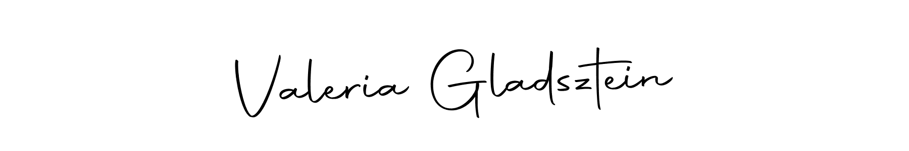 How to make Valeria Gladsztein signature? Autography-DOLnW is a professional autograph style. Create handwritten signature for Valeria Gladsztein name. Valeria Gladsztein signature style 10 images and pictures png