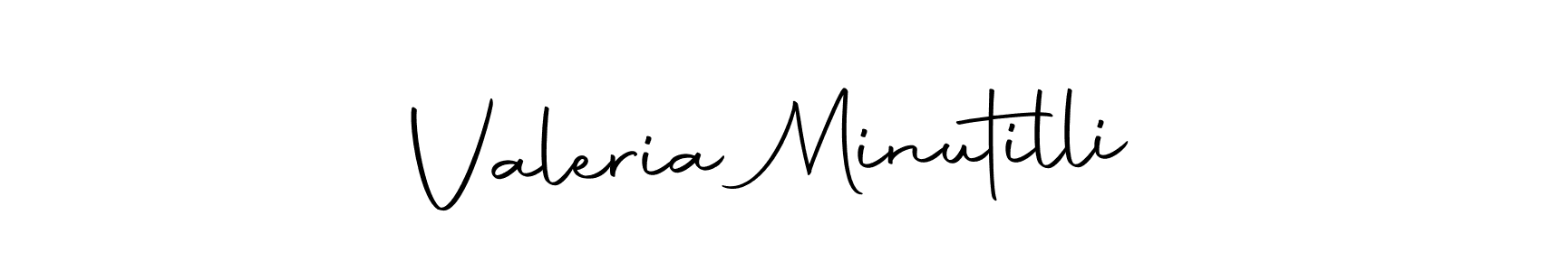 if you are searching for the best signature style for your name Valeria Minutilli. so please give up your signature search. here we have designed multiple signature styles  using Autography-DOLnW. Valeria Minutilli signature style 10 images and pictures png
