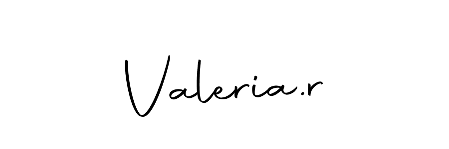 Also we have Valeria.r name is the best signature style. Create professional handwritten signature collection using Autography-DOLnW autograph style. Valeria.r signature style 10 images and pictures png