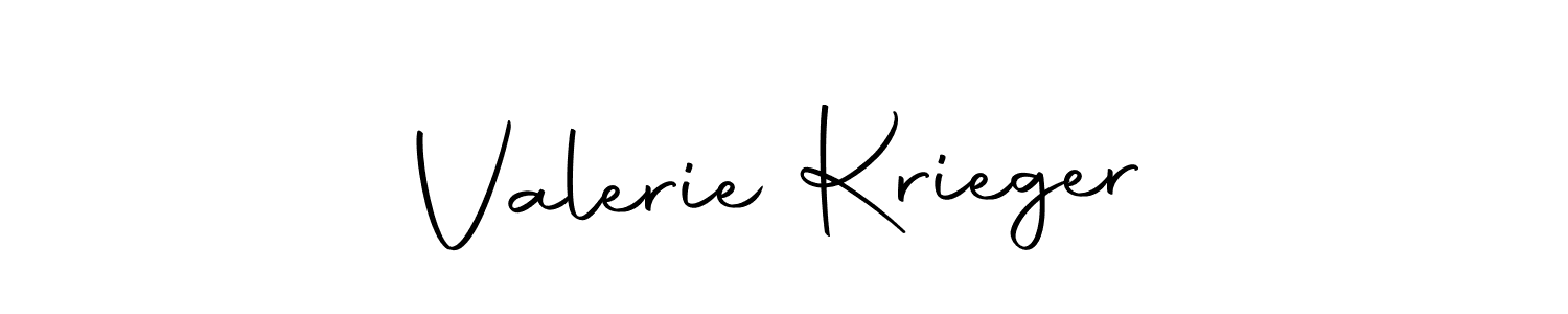 Use a signature maker to create a handwritten signature online. With this signature software, you can design (Autography-DOLnW) your own signature for name Valerie Krieger. Valerie Krieger signature style 10 images and pictures png