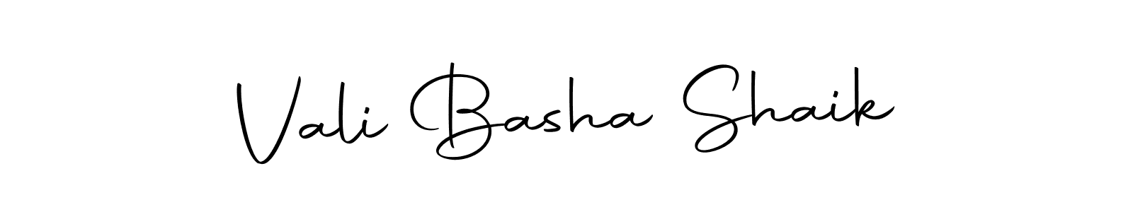 Also we have Vali Basha Shaik name is the best signature style. Create professional handwritten signature collection using Autography-DOLnW autograph style. Vali Basha Shaik signature style 10 images and pictures png