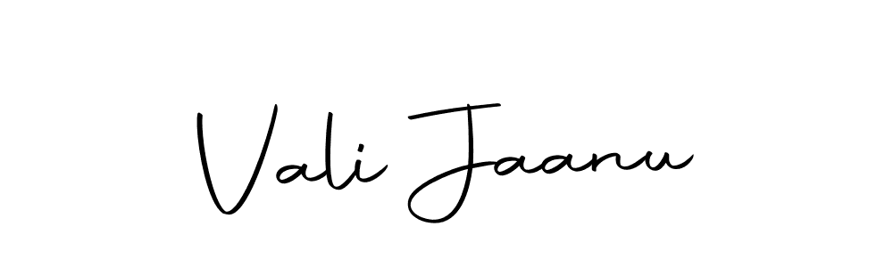 Make a beautiful signature design for name Vali Jaanu. Use this online signature maker to create a handwritten signature for free. Vali Jaanu signature style 10 images and pictures png