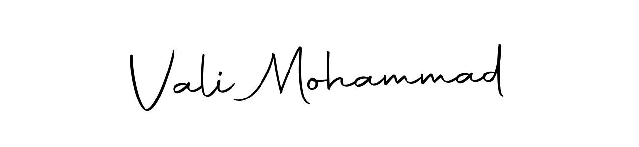 Make a short Vali Mohammad signature style. Manage your documents anywhere anytime using Autography-DOLnW. Create and add eSignatures, submit forms, share and send files easily. Vali Mohammad signature style 10 images and pictures png