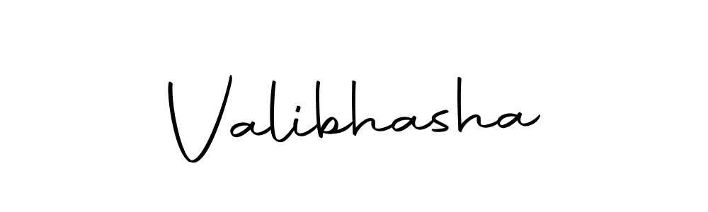 Design your own signature with our free online signature maker. With this signature software, you can create a handwritten (Autography-DOLnW) signature for name Valibhasha. Valibhasha signature style 10 images and pictures png