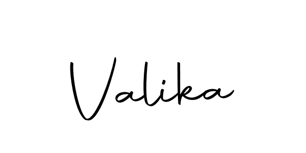 The best way (Autography-DOLnW) to make a short signature is to pick only two or three words in your name. The name Valika include a total of six letters. For converting this name. Valika signature style 10 images and pictures png
