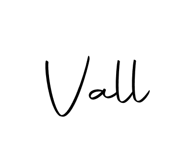 Create a beautiful signature design for name Vall. With this signature (Autography-DOLnW) fonts, you can make a handwritten signature for free. Vall signature style 10 images and pictures png