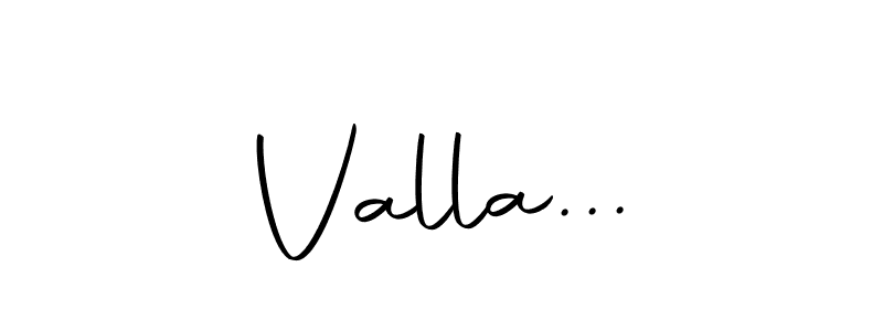 It looks lik you need a new signature style for name Valla.... Design unique handwritten (Autography-DOLnW) signature with our free signature maker in just a few clicks. Valla... signature style 10 images and pictures png