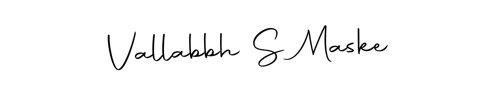 Make a short Vallabbh S Maske signature style. Manage your documents anywhere anytime using Autography-DOLnW. Create and add eSignatures, submit forms, share and send files easily. Vallabbh S Maske signature style 10 images and pictures png