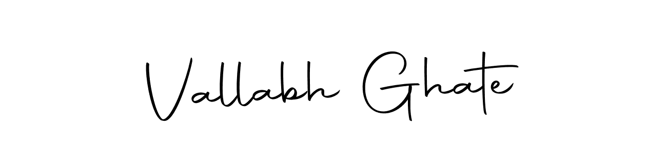How to make Vallabh Ghate signature? Autography-DOLnW is a professional autograph style. Create handwritten signature for Vallabh Ghate name. Vallabh Ghate signature style 10 images and pictures png