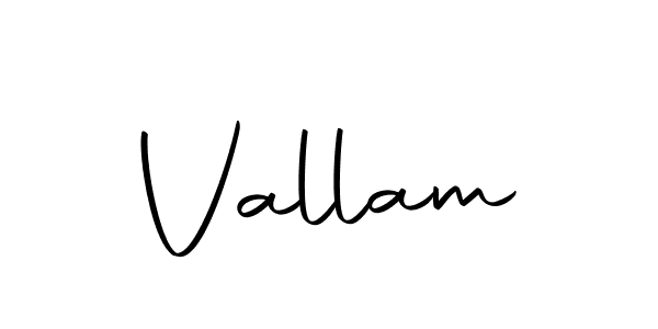 Make a beautiful signature design for name Vallam. With this signature (Autography-DOLnW) style, you can create a handwritten signature for free. Vallam signature style 10 images and pictures png