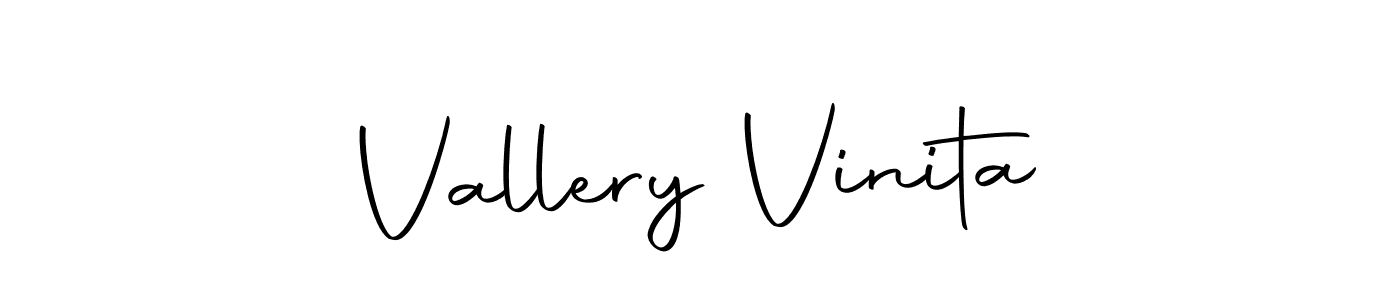 This is the best signature style for the Vallery Vinita name. Also you like these signature font (Autography-DOLnW). Mix name signature. Vallery Vinita signature style 10 images and pictures png