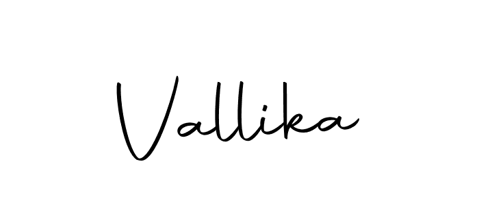 How to make Vallika signature? Autography-DOLnW is a professional autograph style. Create handwritten signature for Vallika name. Vallika signature style 10 images and pictures png