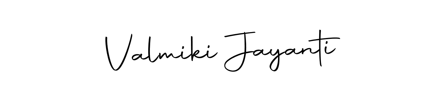 Create a beautiful signature design for name Valmiki Jayanti. With this signature (Autography-DOLnW) fonts, you can make a handwritten signature for free. Valmiki Jayanti signature style 10 images and pictures png