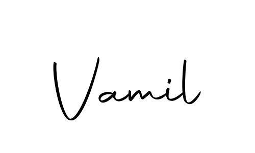 Here are the top 10 professional signature styles for the name Vamil. These are the best autograph styles you can use for your name. Vamil signature style 10 images and pictures png