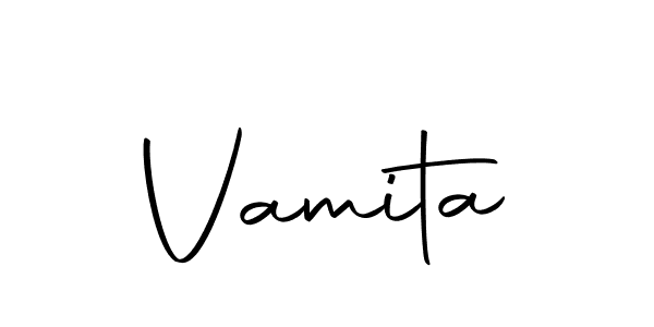 How to make Vamita signature? Autography-DOLnW is a professional autograph style. Create handwritten signature for Vamita name. Vamita signature style 10 images and pictures png