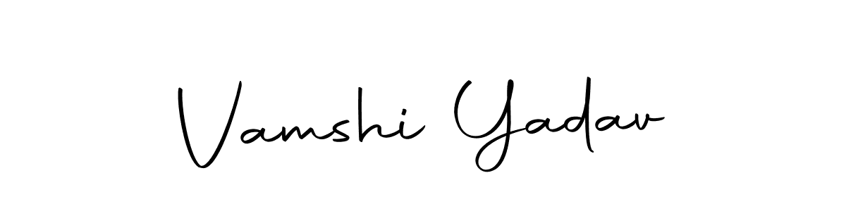 Make a beautiful signature design for name Vamshi Yadav. With this signature (Autography-DOLnW) style, you can create a handwritten signature for free. Vamshi Yadav signature style 10 images and pictures png