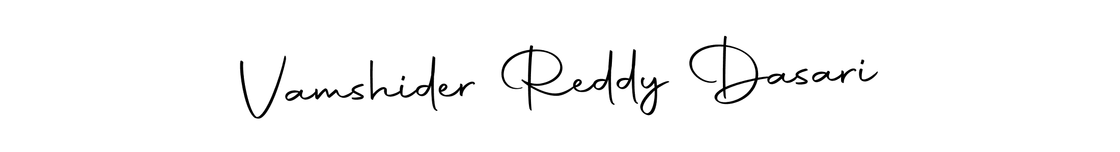 Use a signature maker to create a handwritten signature online. With this signature software, you can design (Autography-DOLnW) your own signature for name Vamshider Reddy Dasari. Vamshider Reddy Dasari signature style 10 images and pictures png